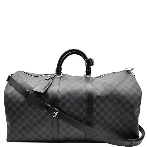 louis vuitton damier canvas keepall unboxing|UnboXing Louis Vuitton Keepall Bandouliere 55 Damier Graphite.